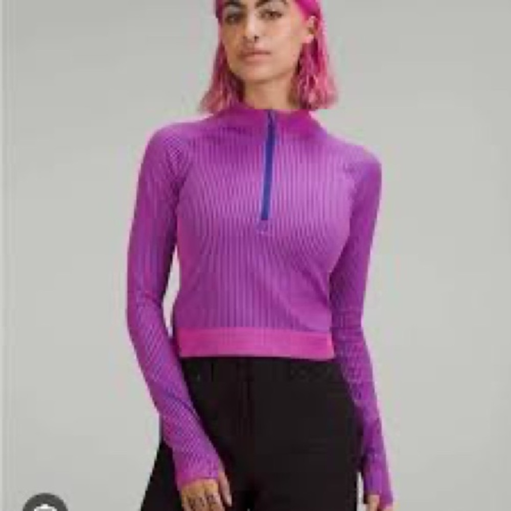 lululemon athletica Purple Long Sleeve Top